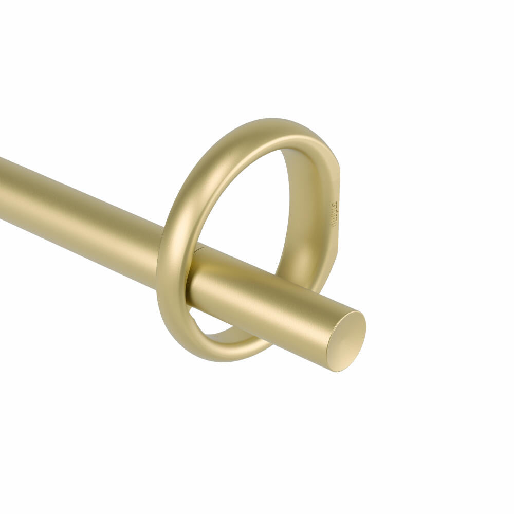 Umbra Ringlet extendable curtain rod, curtain rod, steel, aluminum, gold, 107-305 cm, 1019044-240