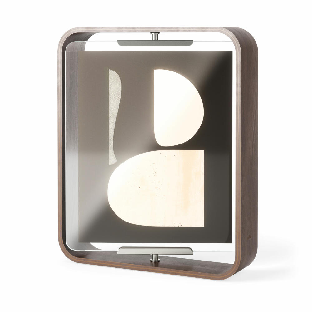 Umbra Table Picture Frame Bellwood, Photo Frame, Wood, Glass, Antique Walnut, 10x15 or 13x18 cm, 1022486-746