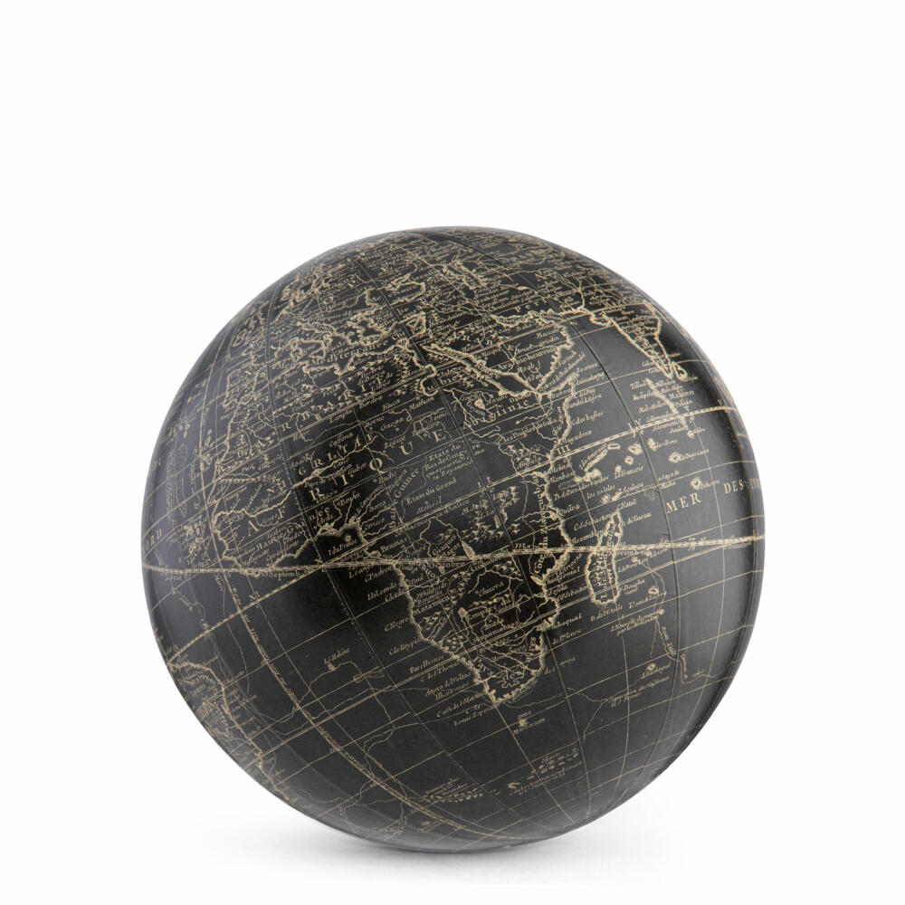 Authentic Models Globus Vaugondy Sphere Black 14 cm, Weltkugel, Kunststoff, Papier, GL211