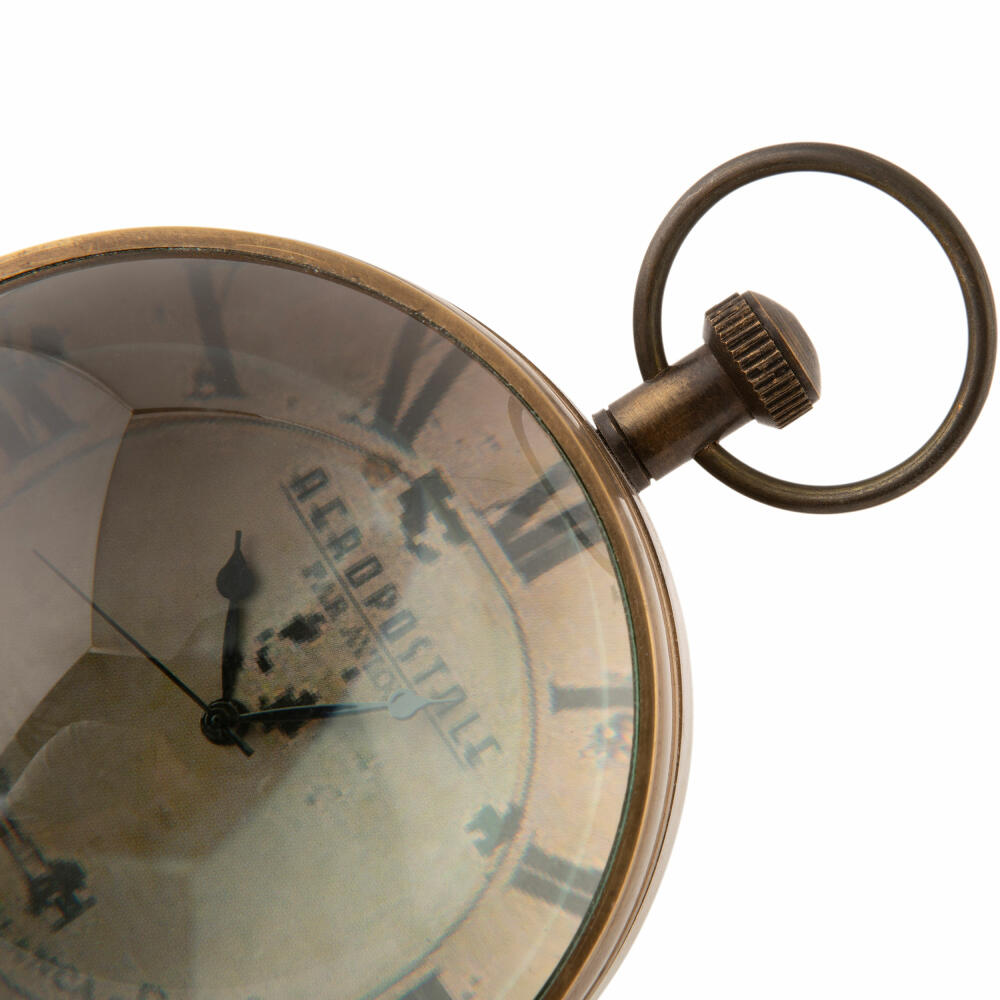 Authentic Models Taschenuhr Eye of Time, Deko-Objekt, Messing, Glas, SC050