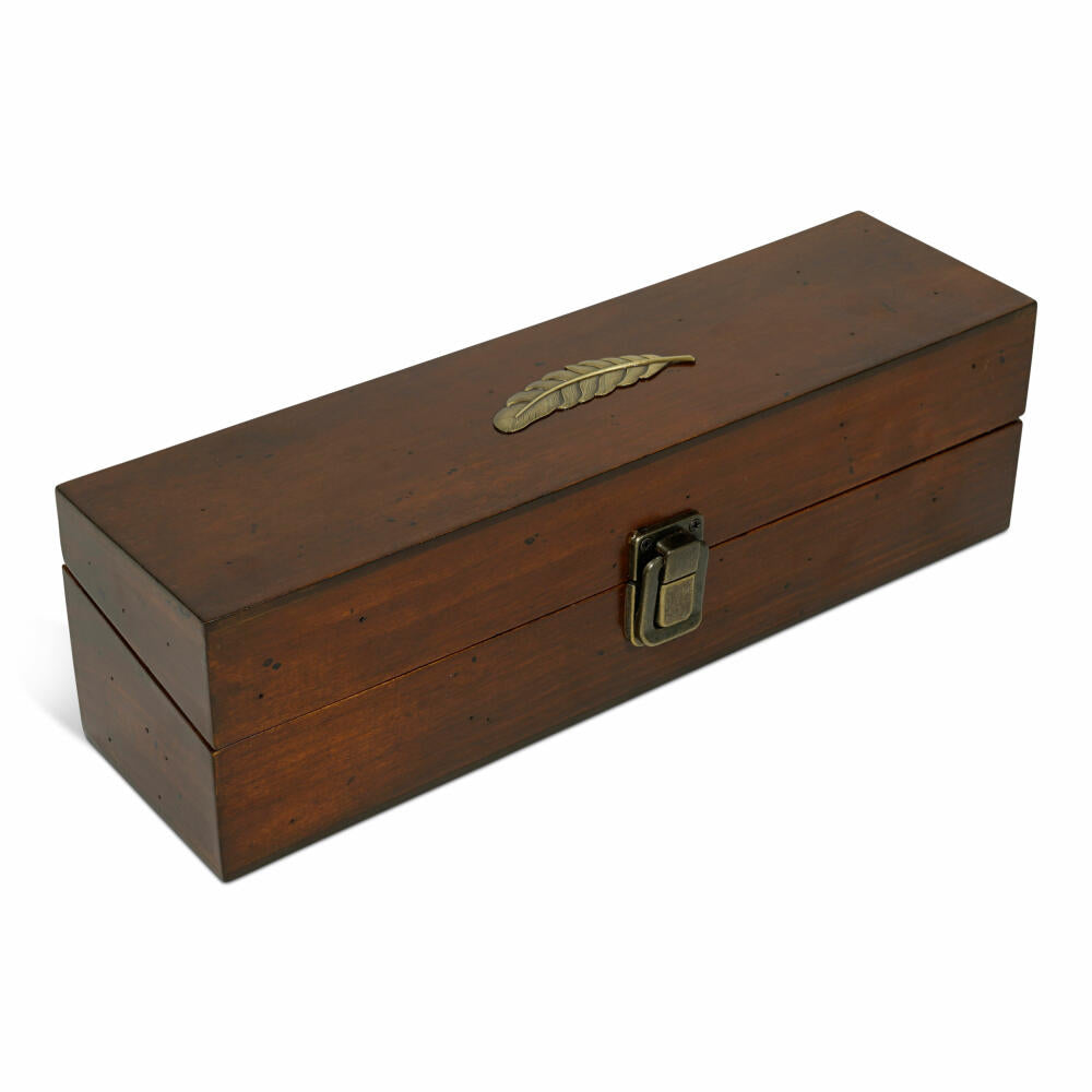 Authentic Models Schreibset Windsor Prose, in Holzbox, mit Zubehör, Holz, Messing, Glas, MG029