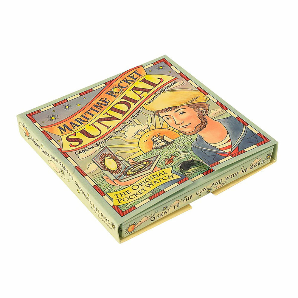Authentic Models Geschenkset Taschen-Sonnenuhr, Entdecker-Set, Materialmix, MS019A