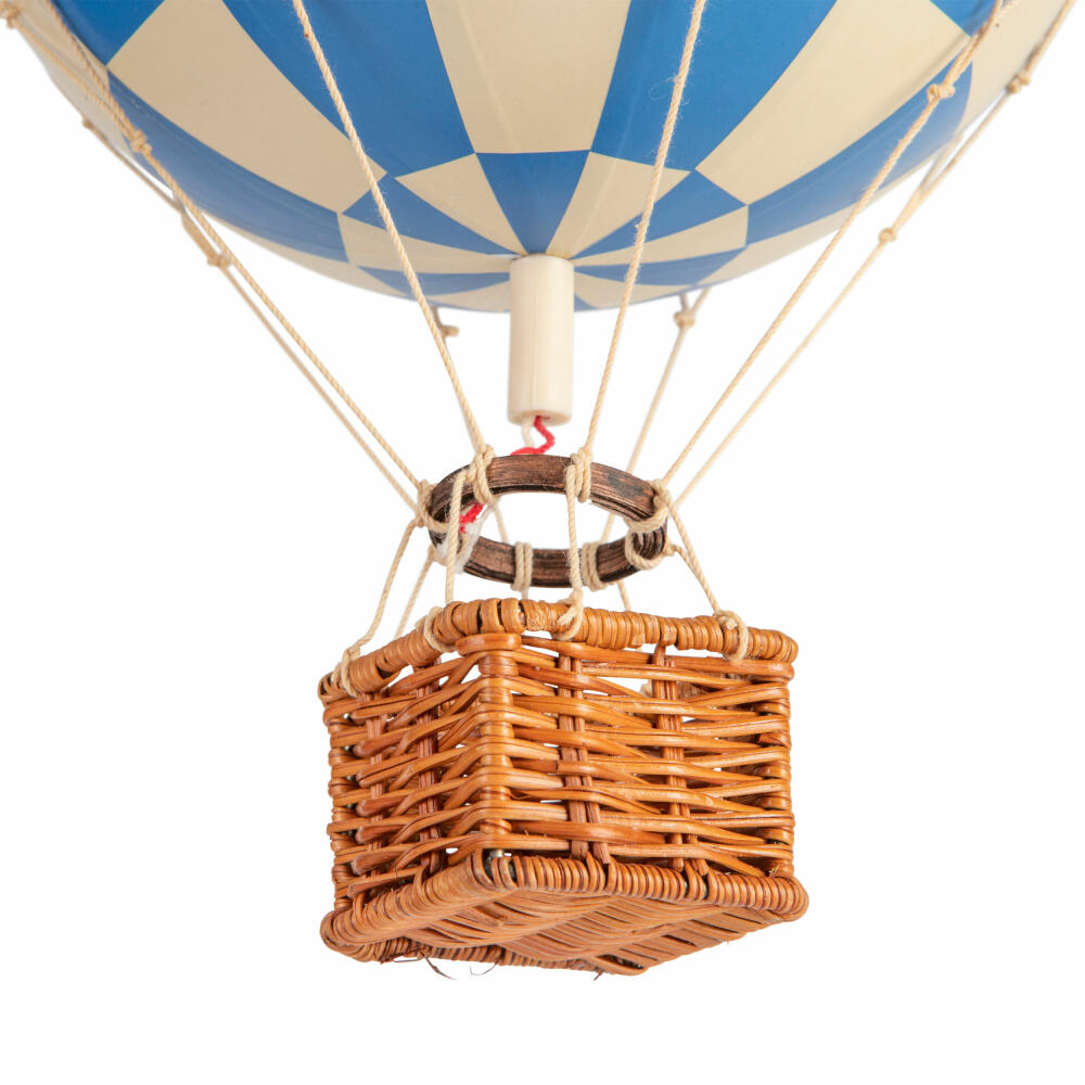 Authentic Models Hängedekoration Travels Light Check Blue, Ballon, Kunststoff / Papier, AP161CB