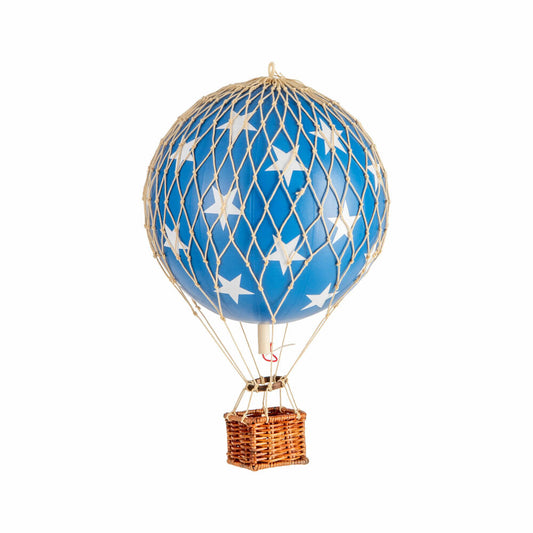 Authentic Models Hängedekoration Travels Light Blue Stars, Ballon, Kunststoff, Papier, AP161BS
