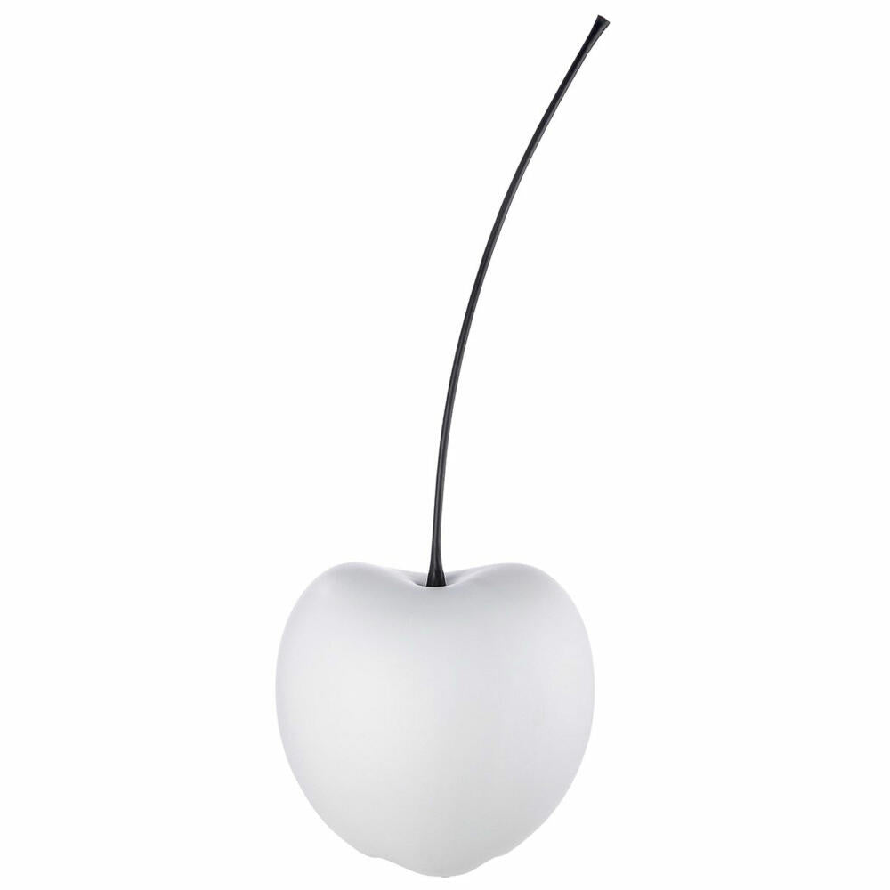 Gilde Kirsche Celebration, decoration, decorative object, sculpture, ceramic, matt white, H 60 cm, 16146