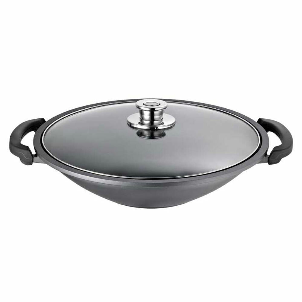 Schulte-Ufer Wok Globus i, pan, including accessories, suitable for induction, 36 cm, 1680-253-36 i