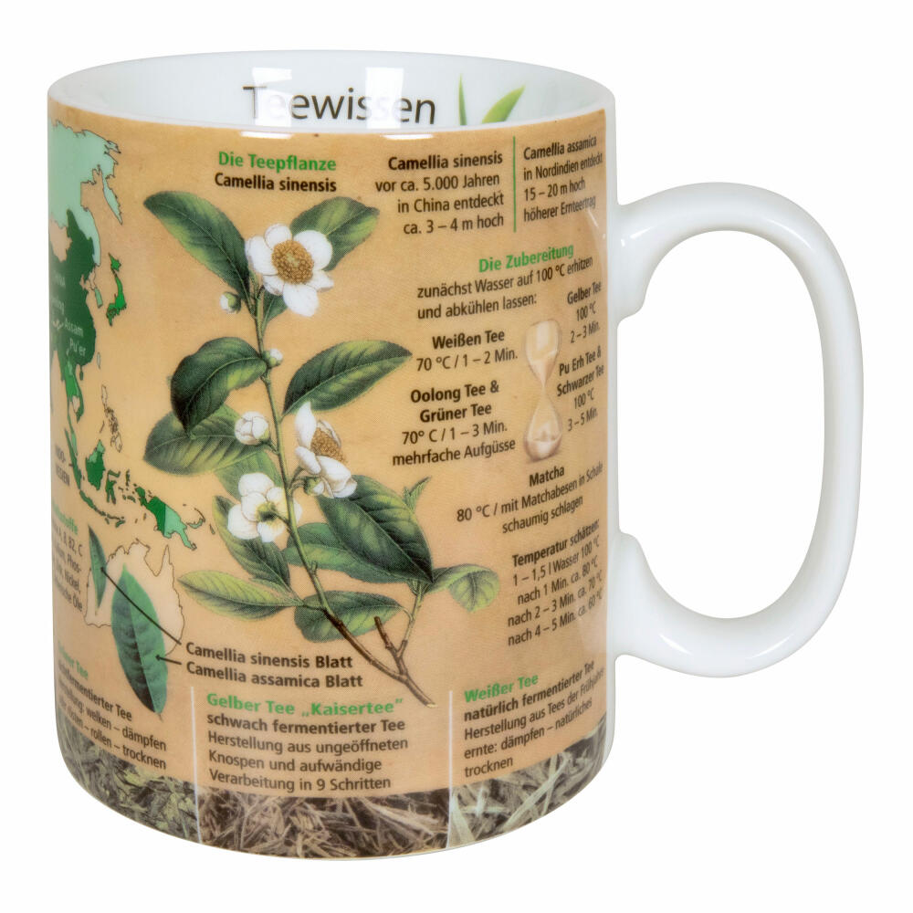 Könitz Wissensbecher Teewissen, Kaffeebecher, Tasse, Becher, Porzellan, 490 ml, 11 1 330 2638