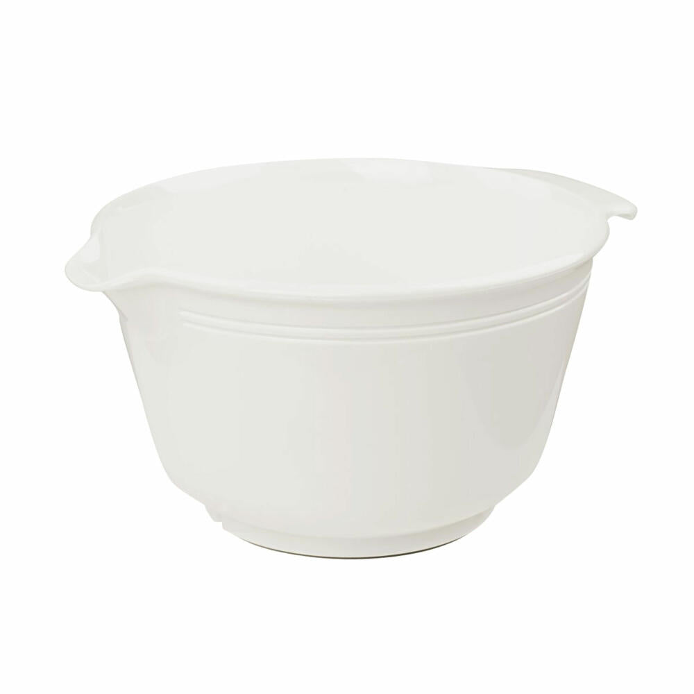 Dr. Oetker Cups and Bowls Mixing Bowl, Mixing Bowl, Serving Bowl, Plastic HIPS, White, 3 L, 1703