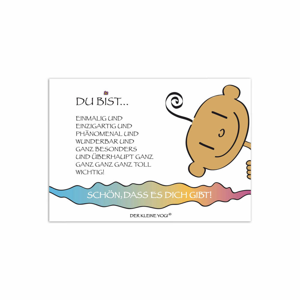 Goebel Der Kleine Yogi Postkarte Du Bist …, 10er Pack Postkarten, Post Karte, Papier / Pappe, 10.5 cm x 15 cm, 54100051