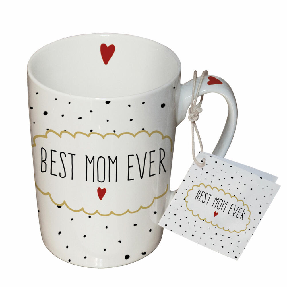 PPD Mug Best Mom, Mug with Handle, Coffee Cup, Mug, Cup, New Bone China, 250 ml, 551277