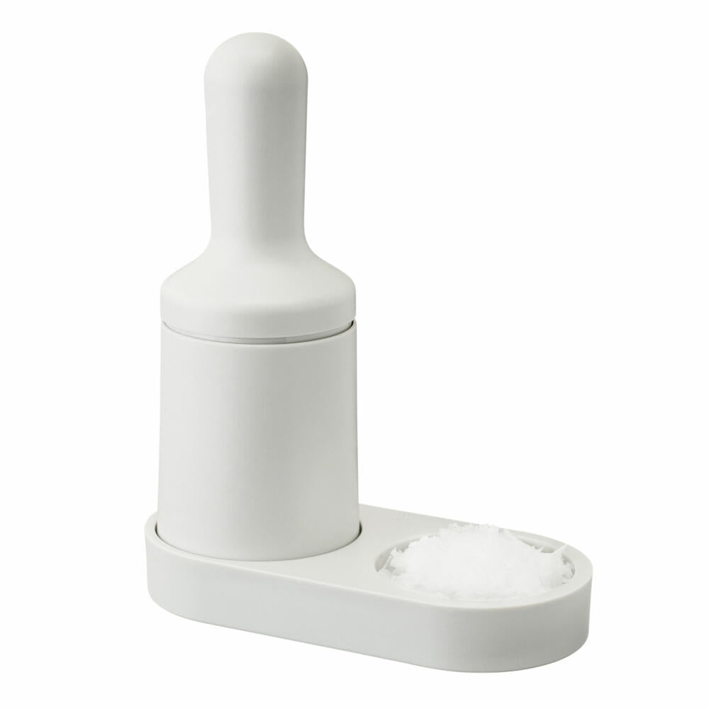 Rig-Tig pepper mill and salt bowl, plastic, ceramic grinder, 15.5cm, height 18.5cm, Z00047