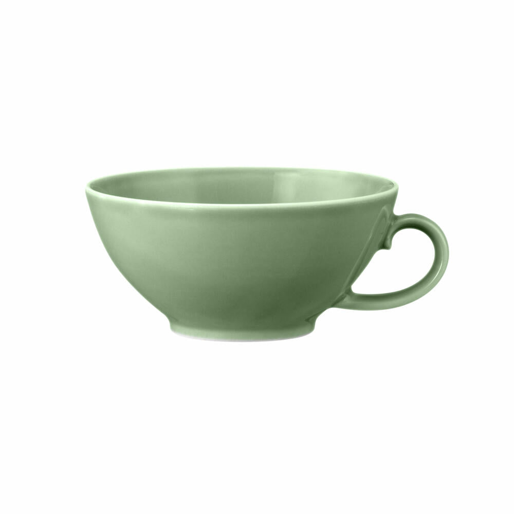 Seltmann Weiden Beat Teeobertasse, Teetasse, Tee Tasse, Porzellan, Salbeigrün, 140 ml, 001.765300