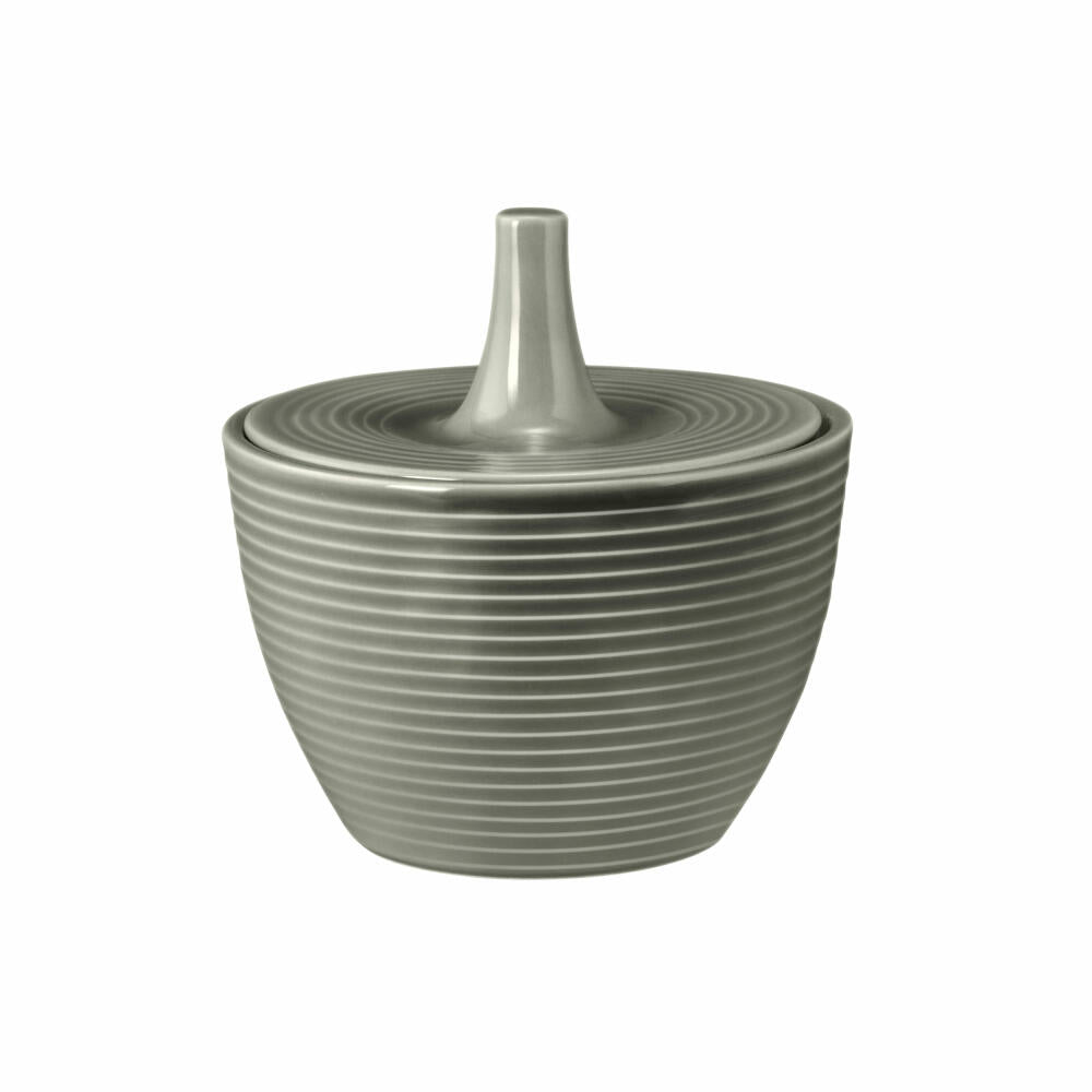 Seltmann Weiden Beat sugar bowl, sugar bowl, storage, porcelain, pearl grey, 270 ml, 001.765292