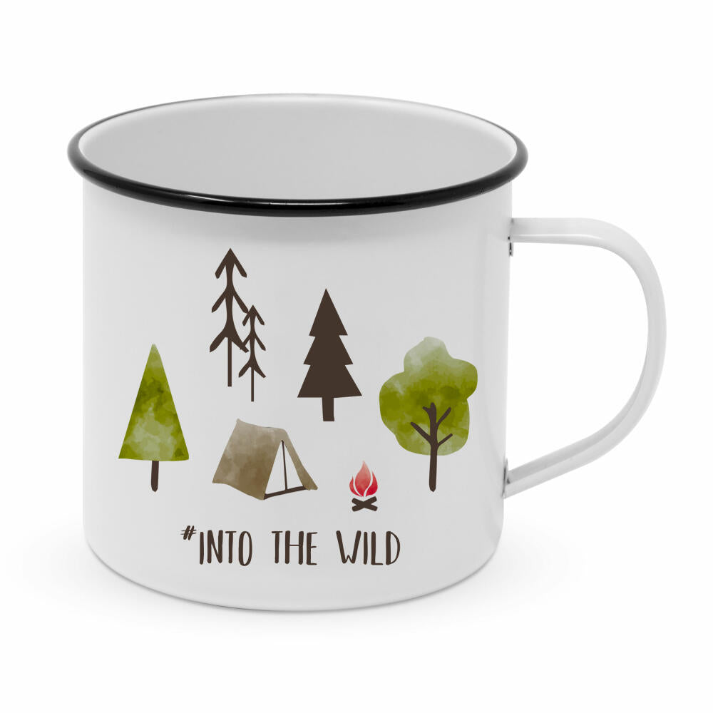 PPD Happy Metal Mug Into the wild, mug, coffee mug, cup, metal, 350 ml, 603860