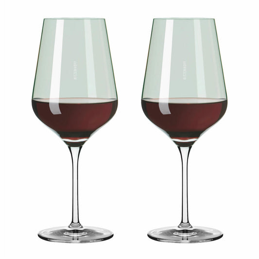 Ritzenhoff Rotweinglas-Set Fjordlicht 04, 2-teilig, Kristallglas, 570 ml, 3631004