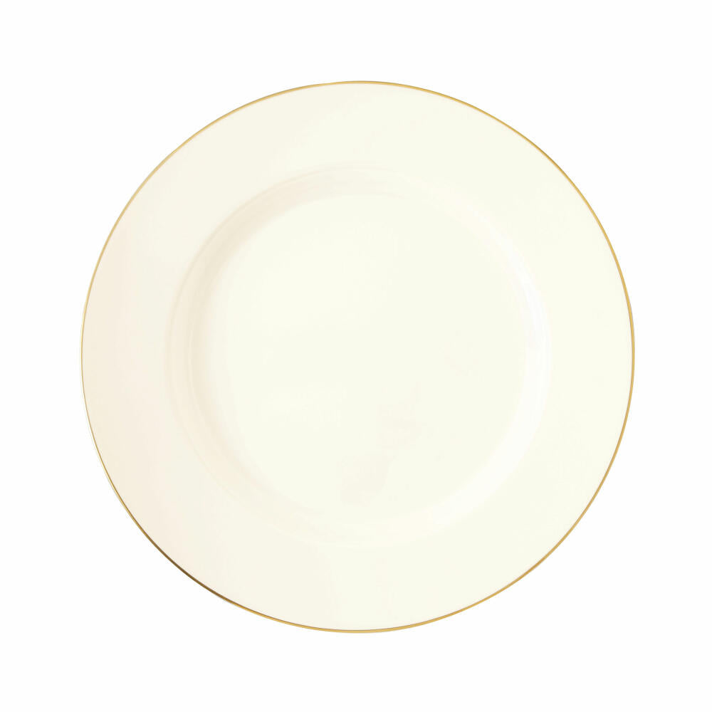 Königlich Tettau Saphir Speiseteller Rund, Teller, Essteller, Porzellan, Oro, Ø 28.2 cm, 004.104602