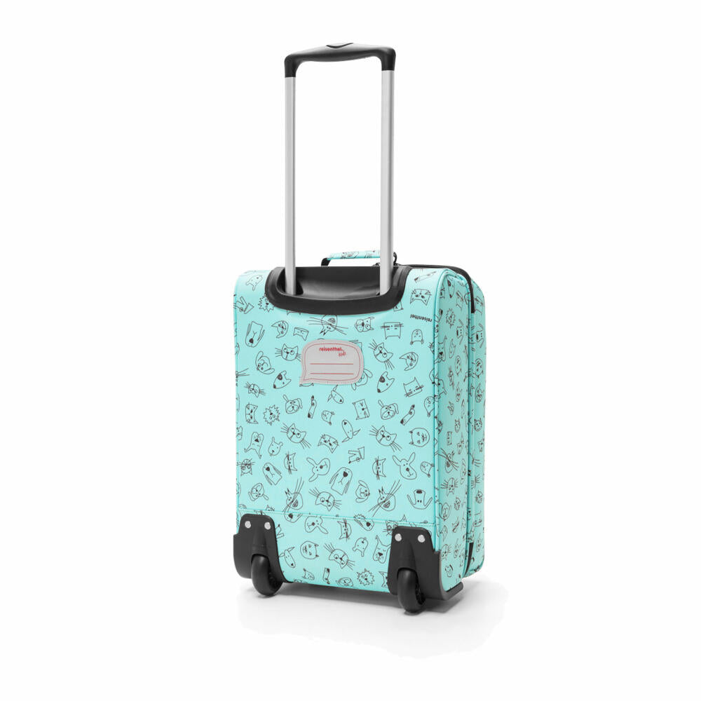 reisenthel trolley xs kids, reisetasche, reisekoffer, reise koffer, tasche, cats and dogs mint, IL4062