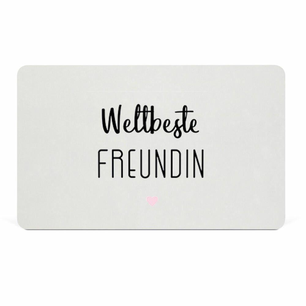 PPD World's Best Friend D@H Tray, Breakfast Board, Board, Breakfast, Resopal, White, 14.3 x 23.3 cm, 586002077