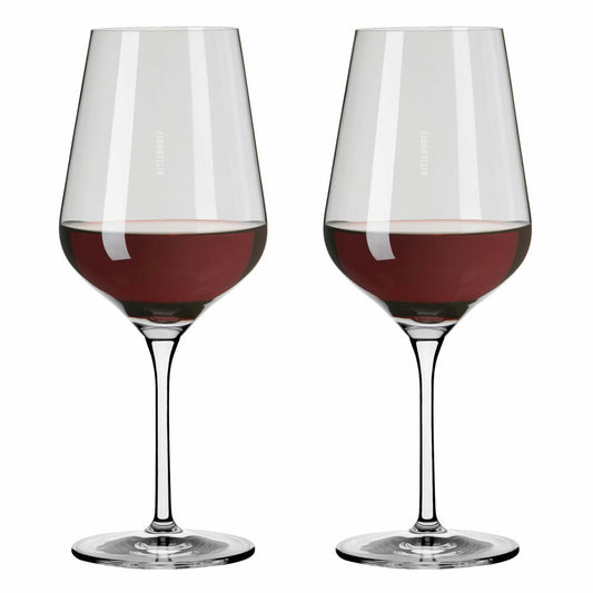Ritzenhoff wine glasses Fjordlicht red wine set of 2 002, red wine glass, Ritzenhoff inhouse, crystal glass, 570 ml, 3631002