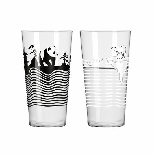 Ritzenhoff Allround Glas 2er-Set 002, Romi Bohnenberg, Kristallglas, 432 ml, 3861002