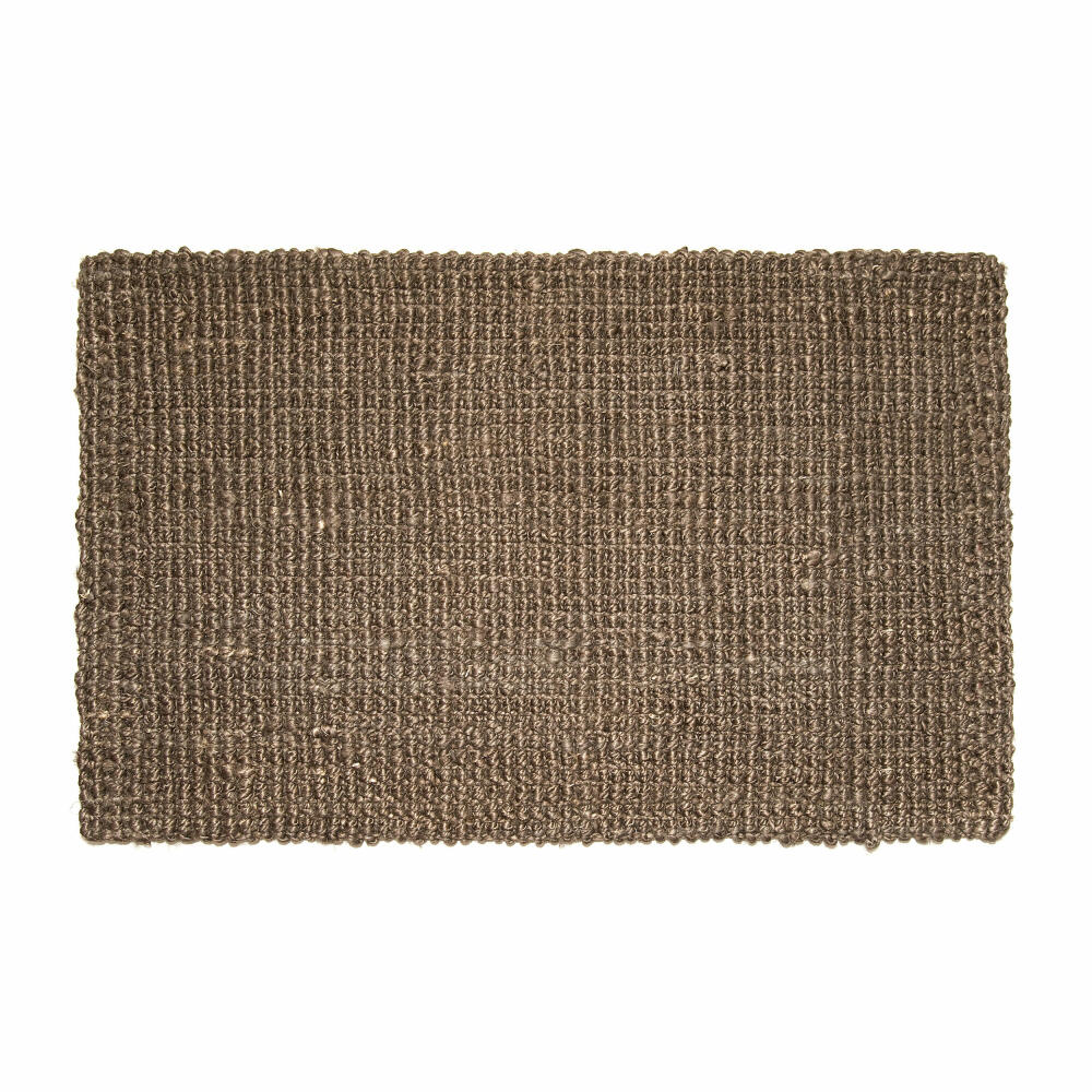 Gift Company Hampton Jute Matte L, Fußmatte, Schmutzfangmatte, Badezimmer, Braun, 90 x 60 cm, 40158