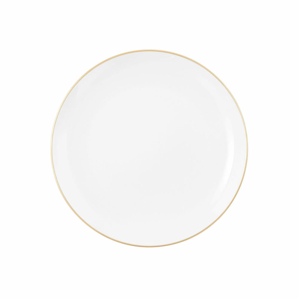 Seltmann Weiden Liberty bread plate, breakfast plate, cake plate, porcelain, gold rim, Ø 17.7 cm, 001.765032