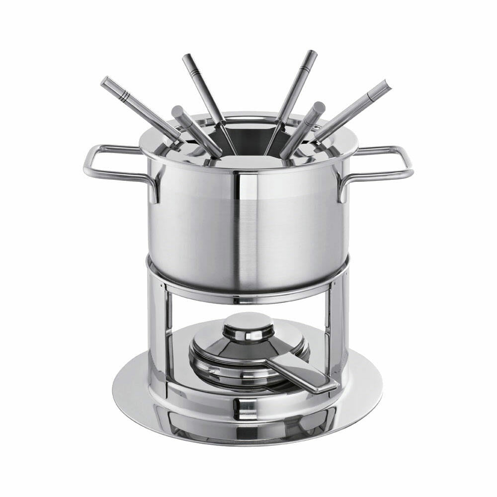 Schulte-Ufer Fondue Phoenix, incl. 6 forks, stainless steel 18/10, 16 cm, 2 L, 69070-16