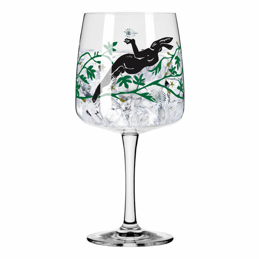Ritzenhoff gin mug Fabelkraft Gin 002, gin glass, Karin Rytter, crystal glass, 700 ml, 3458002