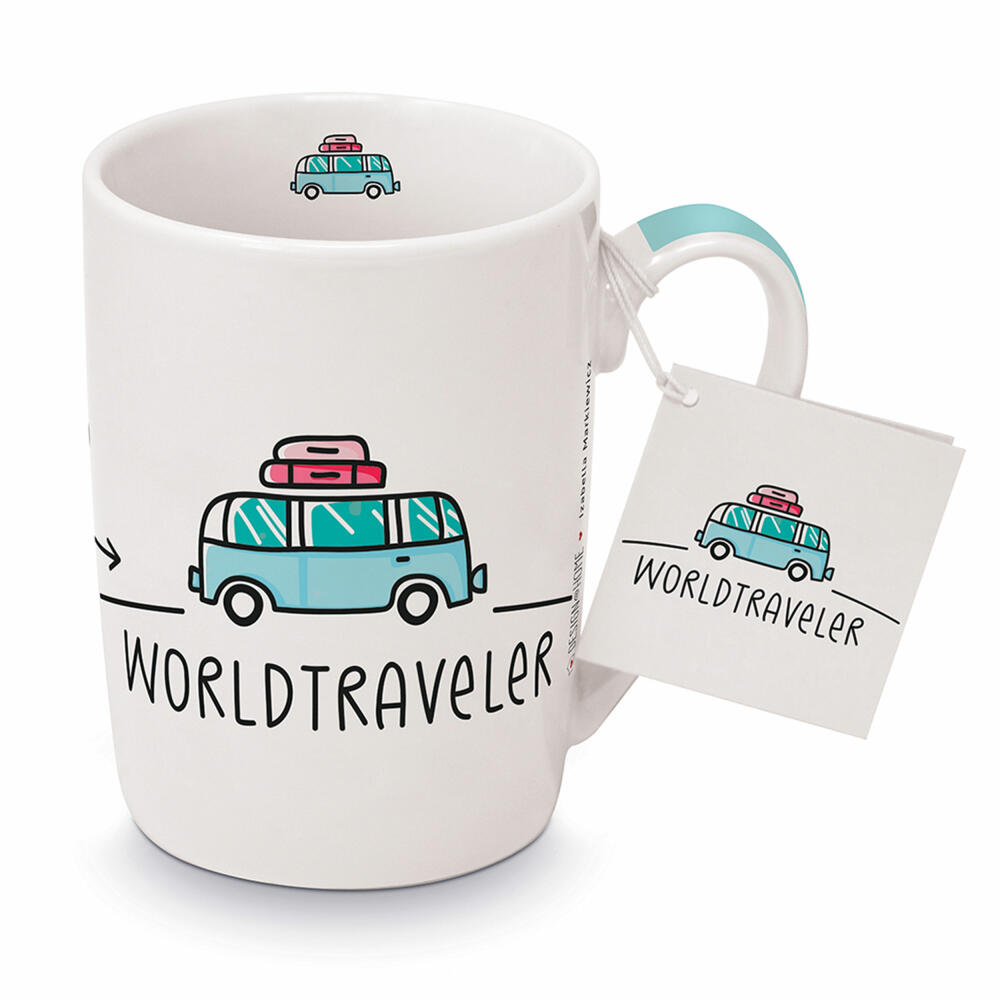 PPD Mug Worldtraveler, Mug, Coffee Cup, Mug, Cup, New Bone China, 250 ml, 551322