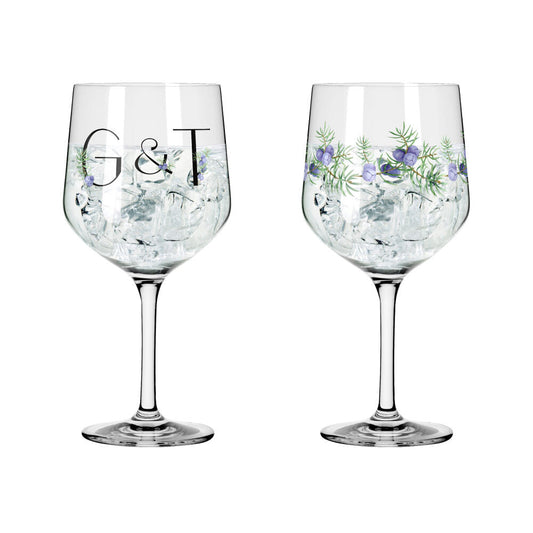 Ritzenhoff Ginglas 2er Set Botanic Lights 005, 006, Ritzenhoff Design Team, Kristallglas, 720 ml, 3881001