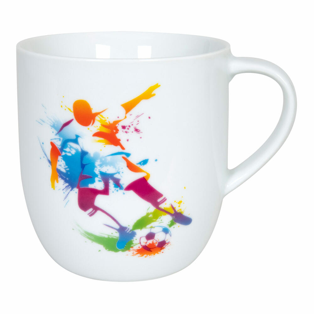 Könitz Becher Active - Fußball, Kaffeebecher, Tasse, Kaffeetasse, Porzellan, 580 ml, 11 1 195 2625