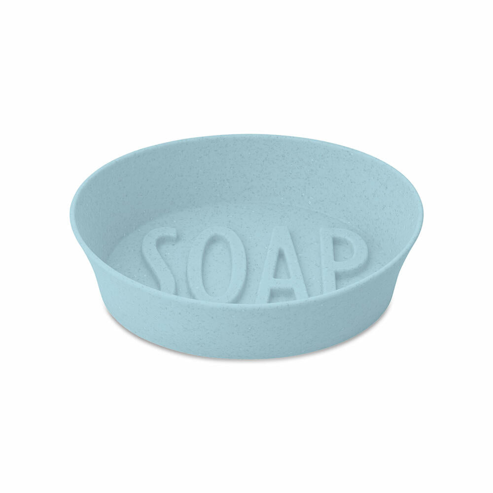 Koziol Soap Dish Soap, Soap Tray, Plastic, Recycled Blue, 1413126