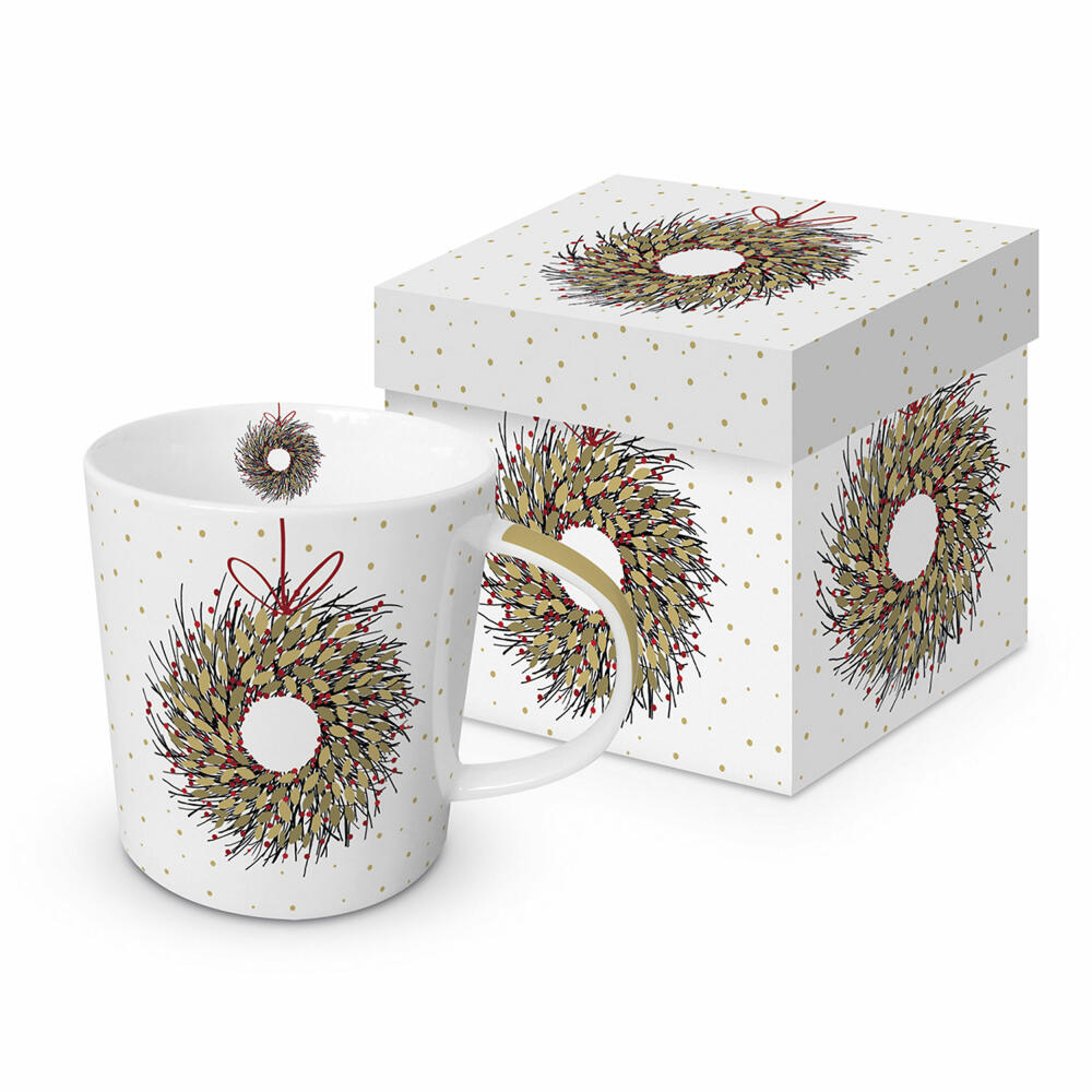 PPD Couronne dOr Real Gold Trend Mug, in Geschenkbox, Tasse, Teetasse, Kaffee Becher, 350 ml, 604187