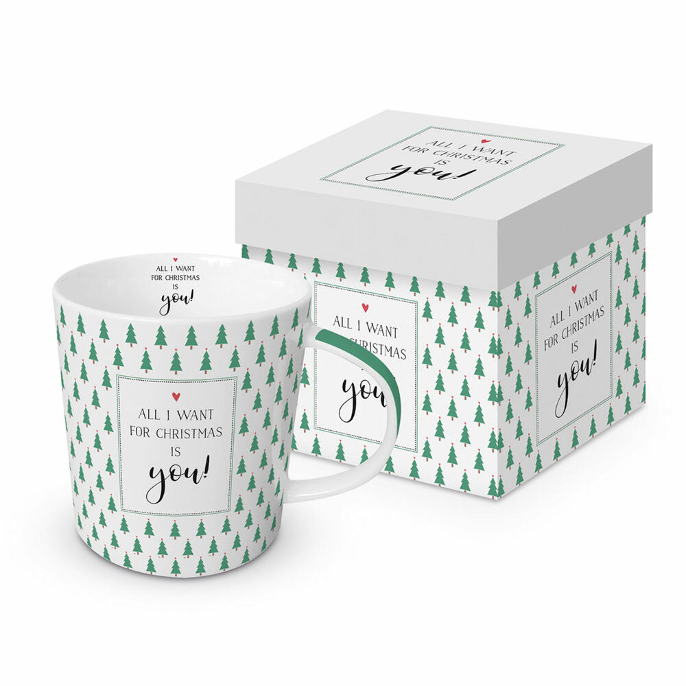 PPD All I want Trend Mug, in Geschenkbox, Tasse, Teetasse, Kaffee Becher, 350 ml, 604204