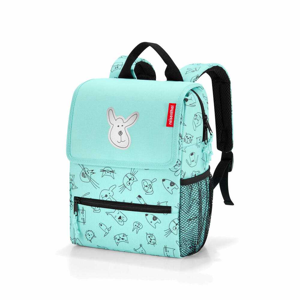 reisenthel backpack kids, rucksack, reisetasche, tasche, freizeitrucksack, cats and dogs mint, IE4062