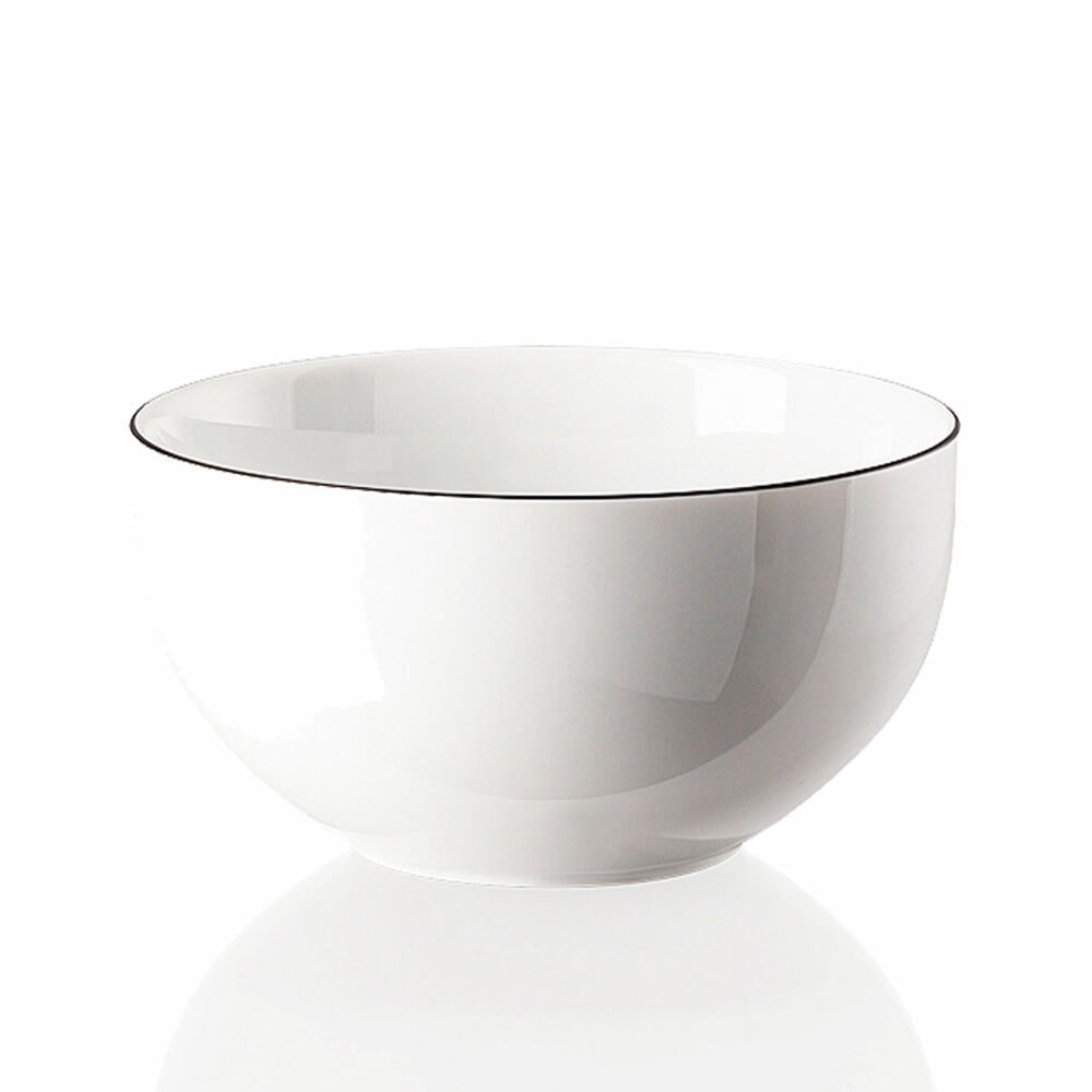 Rosenthal Cucina-Basic Schüssel, Schale mit Farbrand, Porzellan, Colori Black, 13 cm, 42100-671167-13313