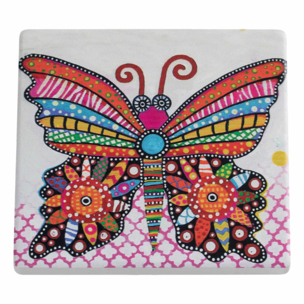 Maxwell & Williams Smile Style Flutter Untersetzer, Keramikuntersetzer, Keramikablage, Ablage, Keramik / Kork, 9.5 cm, DU0028