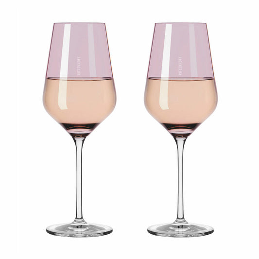 Ritzenhoff Weißweinglas-Set Fjordlicht 03, 2-teilig, Kristallglas, 380 ml, 3641003