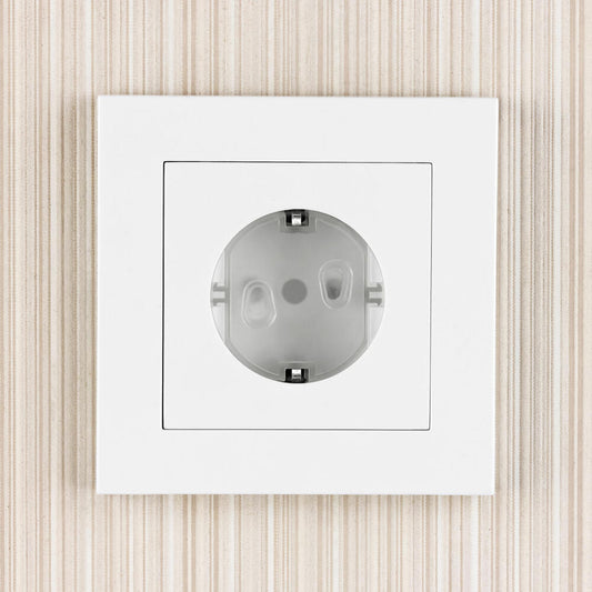 reer Steckdosenkappe, 5er Set, Steckdosenschutz, Kindersicherung, Kinder Sicherung, Transparent, 2907.9