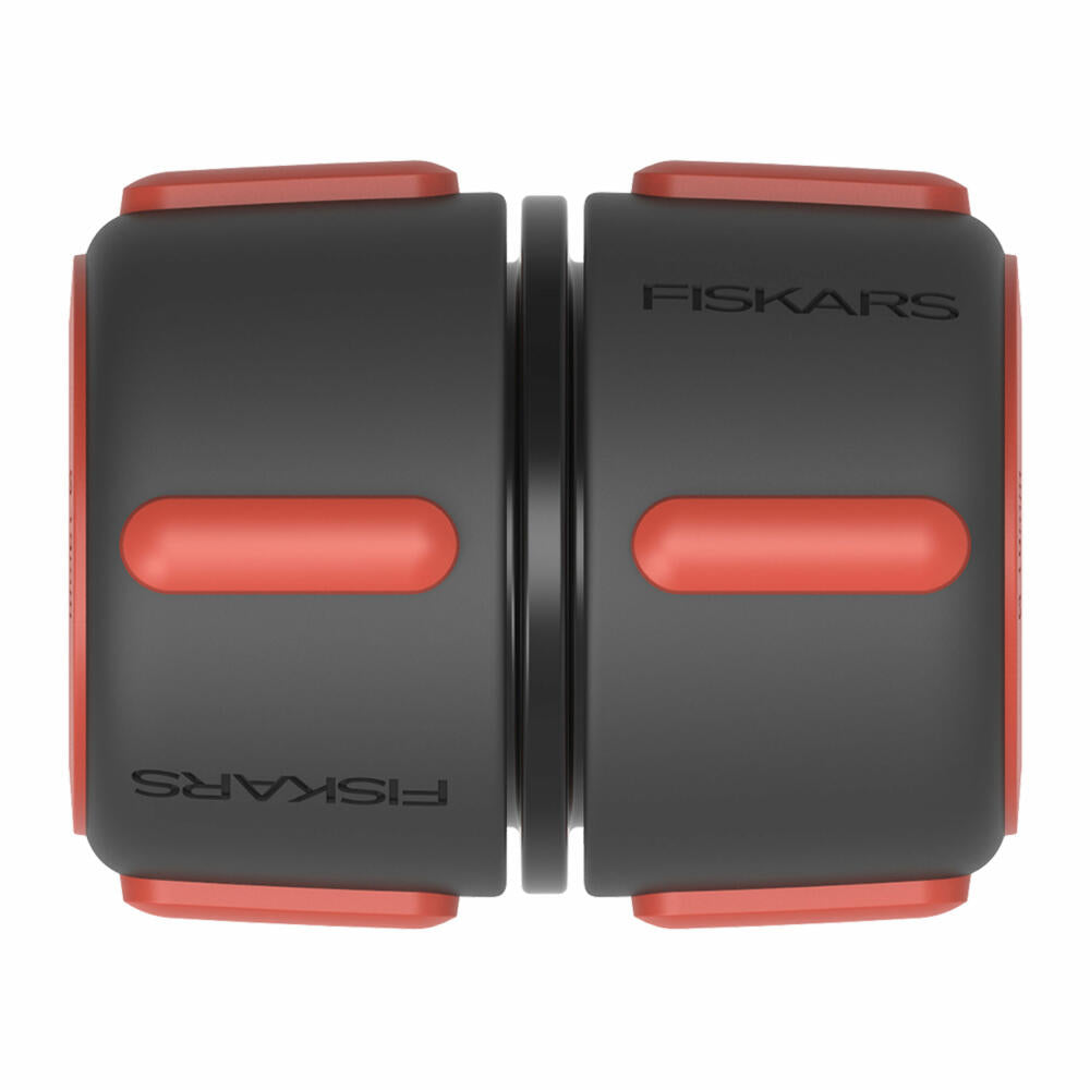 Fiskars Hose Repairer 19 mm, Hose Connector, Hose Connector, Plastic, Black, Red, 1027066