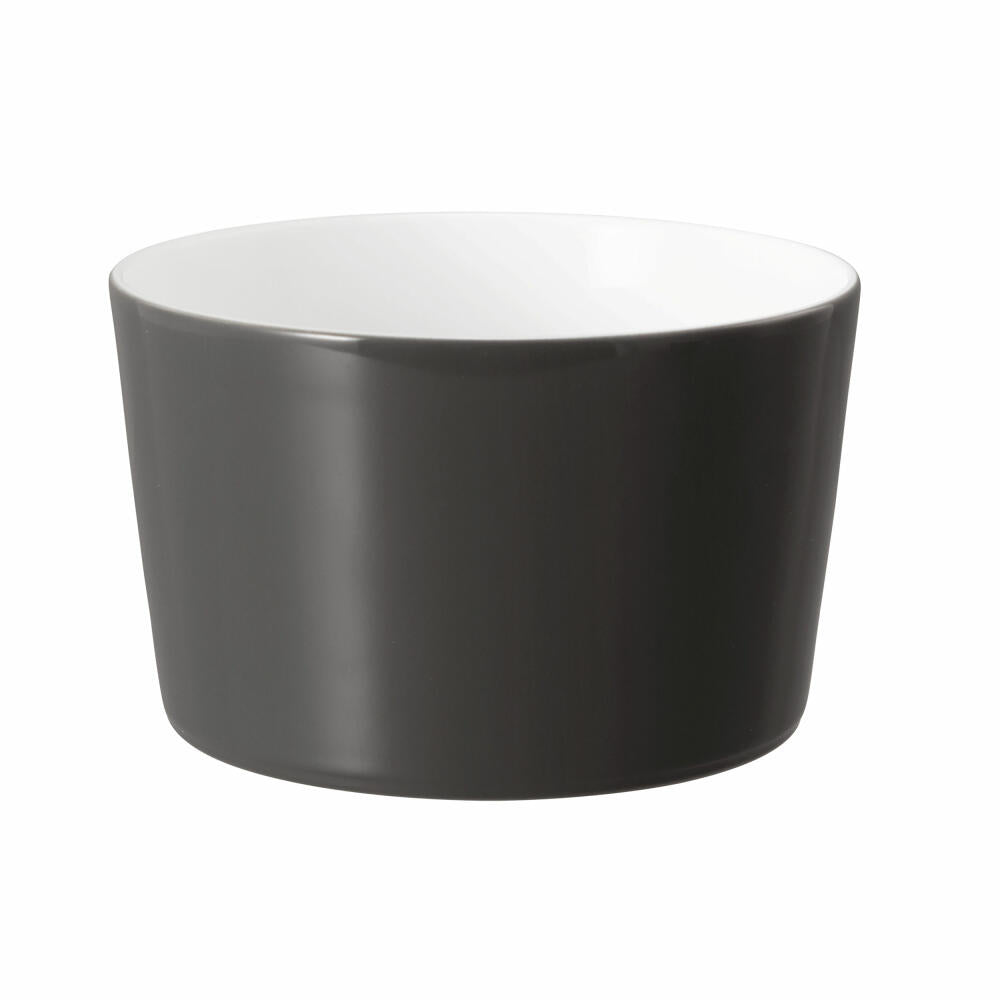 Seltmann Weiden No Limits Schale Rund Hoch, Dipschale, Schüssel, Moments Anthrazit, Ø 13 cm, 001.756438