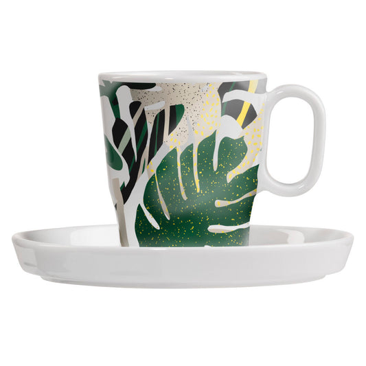 Ritzenhoff espresso cup with saucer enjoyment class 004, Ritzenhoff Design Team, porcelain, 97 ml, 3721004