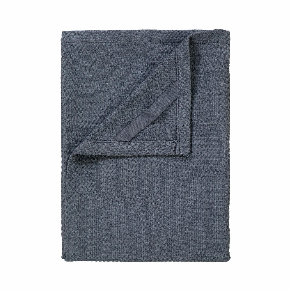 Blomus QUAD Set of 2 tea towels, dishcloth, kitchen towel, cotton, gunmetal, 50 x 70 cm, 63831