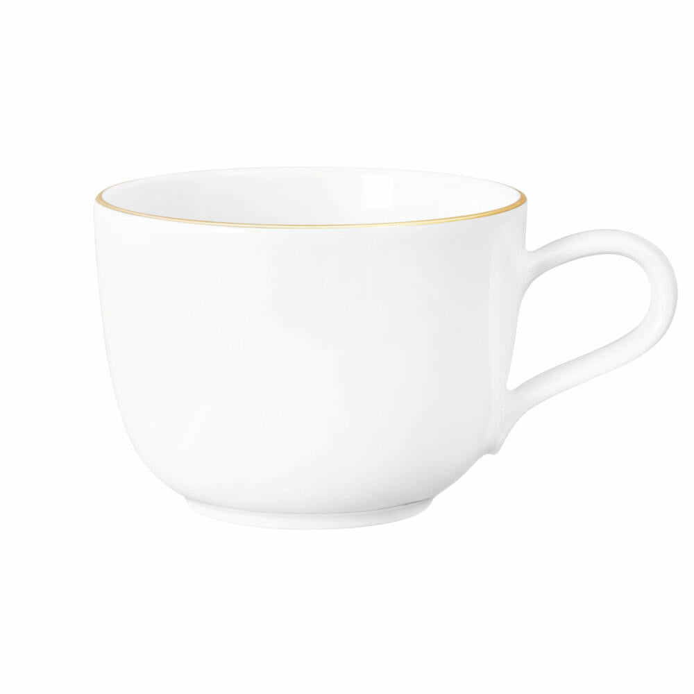 Seltmann Weiden Liberty coffee cup, coffee cup, coffee cup, porcelain, gold rim, 260 ml, 001.765025