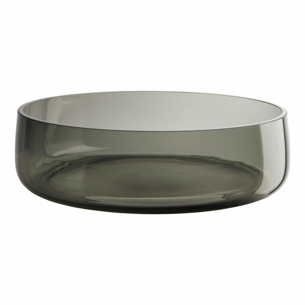 ASA Selection grande Schale Grau, Dekoschale, Glasschale, Obstschale, Glas, Ø 30 cm, 88042009