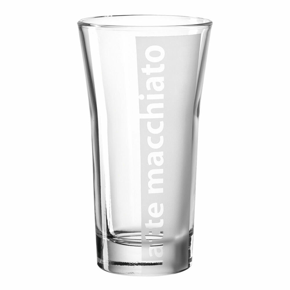 montana: :latte Becher, 6er Set, Kaffeebecher, Kaffeetasse, Kaffeeglas, Glasbecher, Glas, 200 ml, 062214