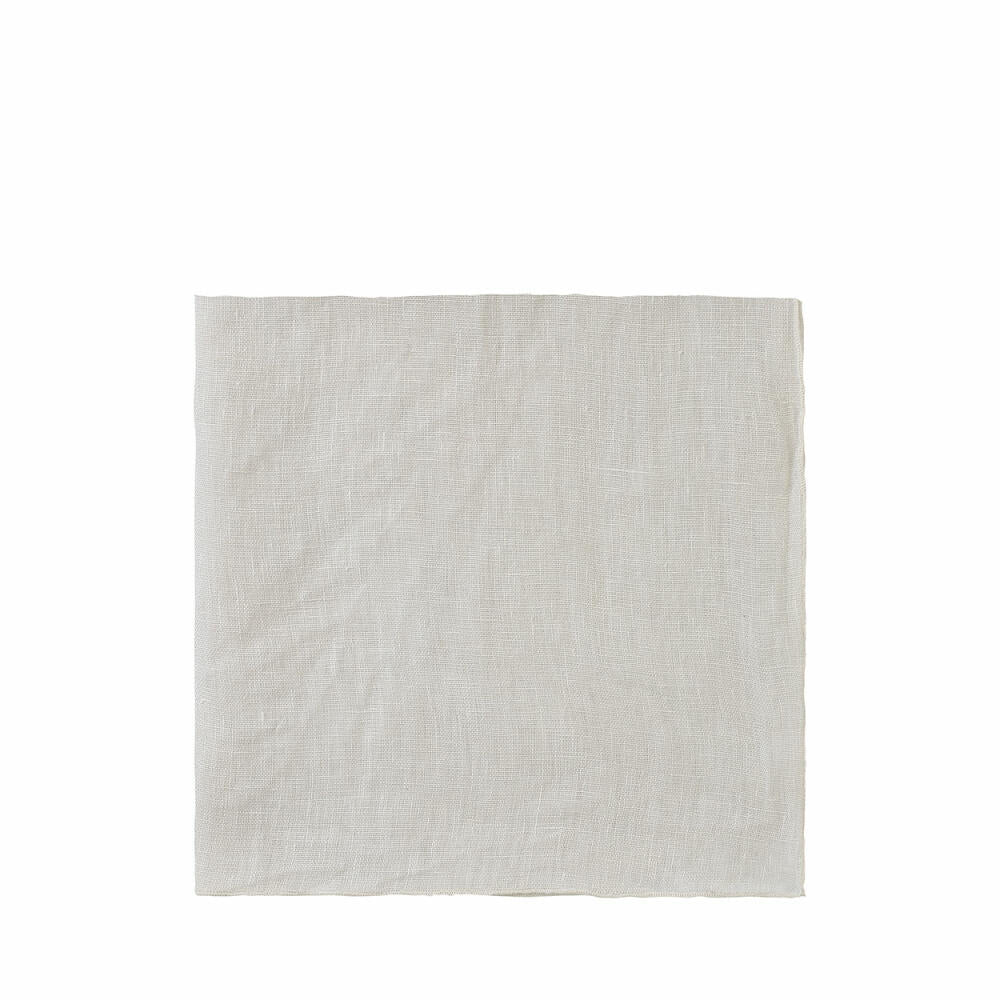 blomus LINEO linen napkin, fabric napkin, linen, Moonbeam, W 42 cm, D 42 cm, 63728
