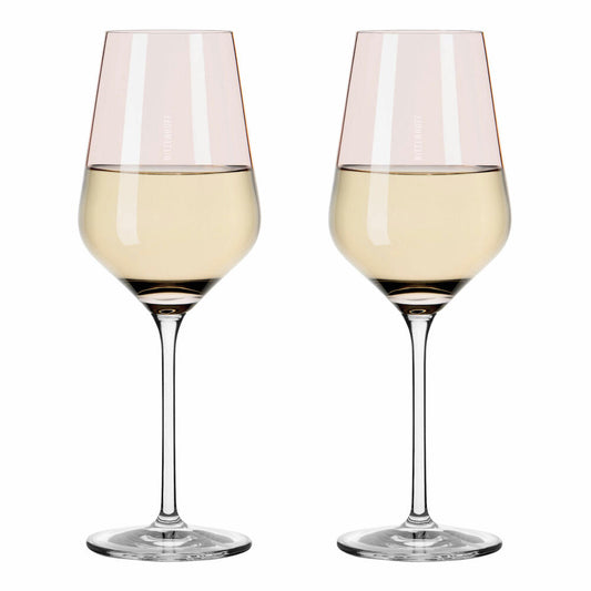 Ritzenhoff wine glasses Fjordlicht white wine set of 2 001, white wine glass, Ritzenhoff inhouse, crystal glass, 380 ml, 3641001