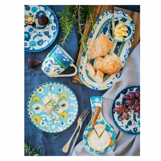 Maxwell & Williams Rhapsody Spoon Rest, Kitchen Tray, Porcelain, Teal, AW0537