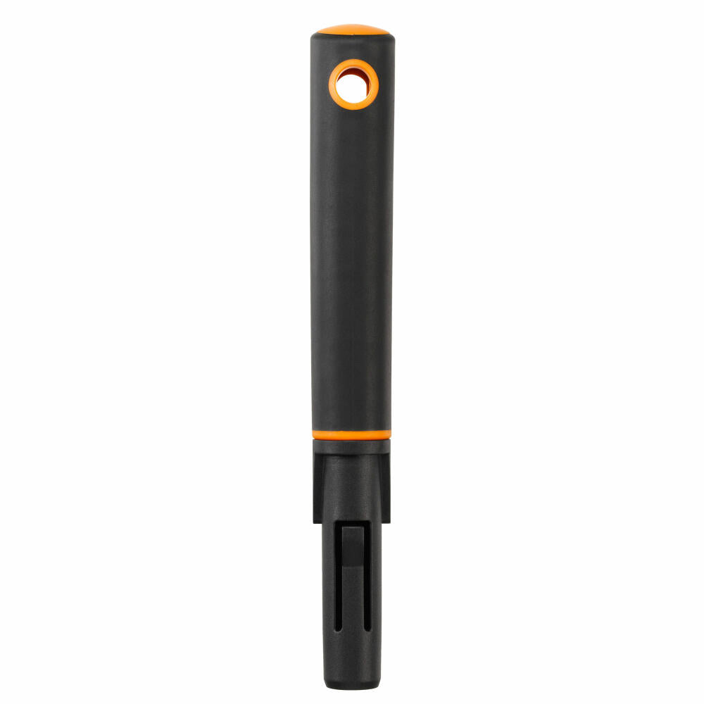 Fiskars QuikFit handle, hand grip, hand tool, garden accessory, aluminum, black / orange, 30 cm, 1000663